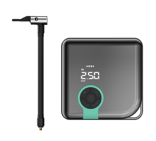 Taşınabilir Kompresörlü Basınç Göstergeli 4000mAh Şarj Edebilir Işıklı Akıllı Hava Pompası
