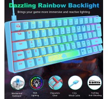 Mekanik 19 Rgb Usb-C Kablolu Mini Oyun Klavyesi T60