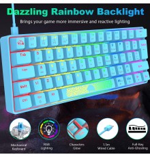 Mekanik 19 Rgb Usb-C Kablolu Mini Oyun Klavyesi T60