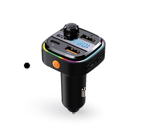 3.1A FM Transmitter Müzik Oynatıcı Kablosuz Bağlantı + Araç Şarjı RGB Type-C AFT13