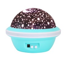 Gezegen Görünümlü Ay Yıldızlı Gece Lambası