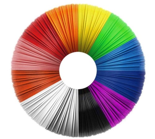 3D Kalem Yazıcı İçin Filament 10 Renk Toplam 20 Metre