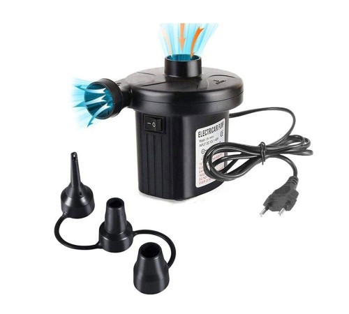 220V Priz Girişli Havuz Bot Şişme Yatak Şişirme Pompası