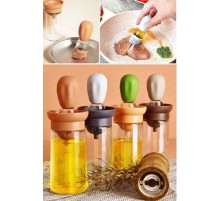 Silikon Hazneli Sos Yumurta & Fırçalı Yağdanlık