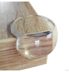 4 Adet Silikon Şeffaf Masa Kenar Köşe Koruma