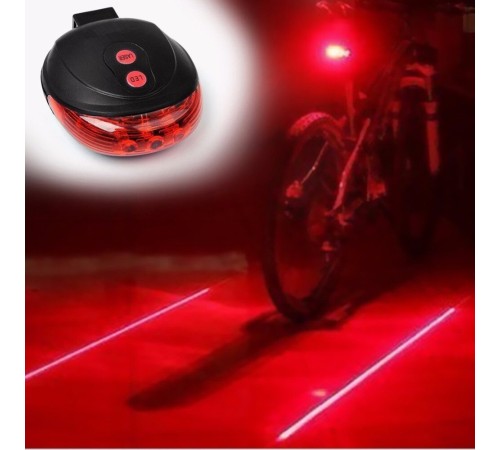 Güvenli Şeritli Bisiklet Arka Stop Lambası