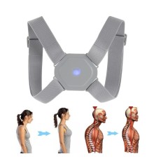 Sensörlü Dik Duruş Korsesi Şarjlı Titreşimli