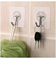 Kendinden Yapışkanlı Şeffaf Askı 5 Li Set