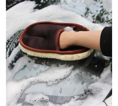 Yünlü Hassas Araba Yıkama ve Temizlik Eldiveni