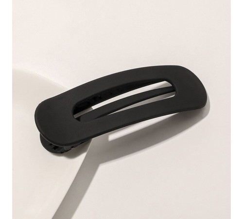 Büyük Boy Klipsli Bayan Saç Tokası Siyah Renk