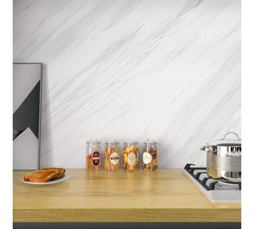 Açık Mermer Desenli Yapışkanlı Kaplama Kağıdı 3 Metre