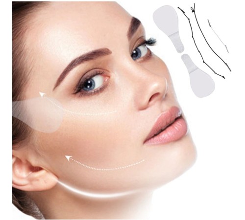 Yüz Kaş Göz Boyun Gerdirme Bantları ve Lastikleri (10 Adet)