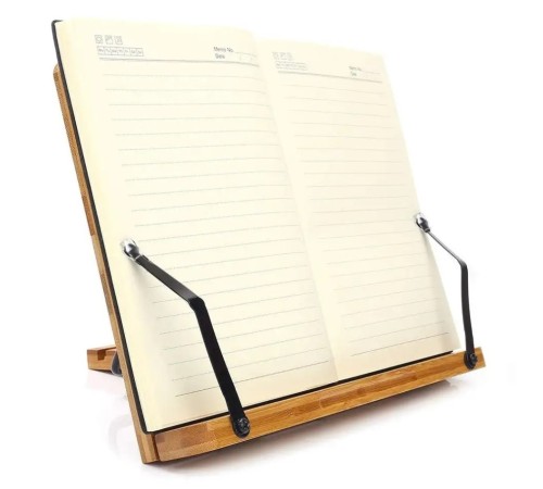 Bambu Ahşap Kitap Okuma & Tablet Standı