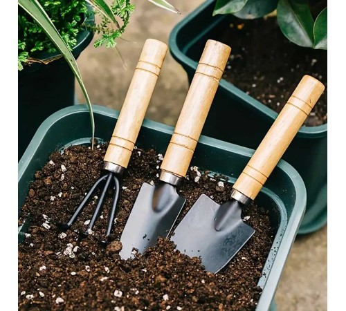 Portatif Kazma Kürek Tırmık Seti