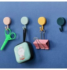 Kendinden Yapışkanlı Renkli Duvar Askısı 10 Adet