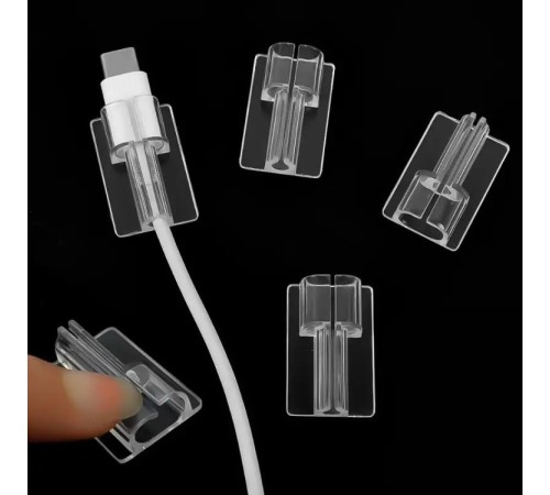 Şeffaf Silikon Kablo Koruyucu 1 Adet
