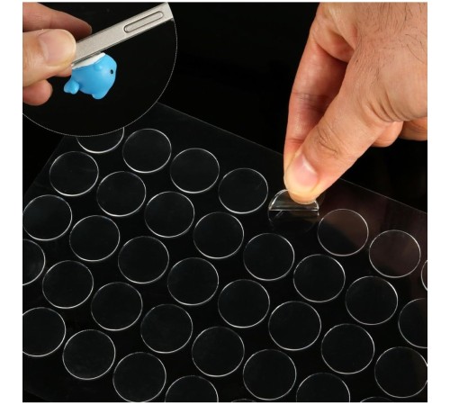 Çift Taraflı Yuvarlak Montaj Macunu 42 li