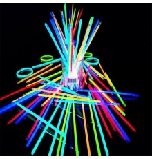 Karanlıkta Parlayan Fosforlu Glow Stick Çubuk 20 Cm 200 Parça