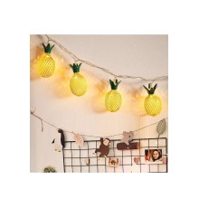 Dekoratif 3D Ananas Ampüllü Led Aydınlatma 10 Ledli