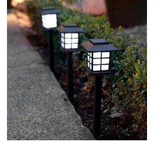 6 Lı Sokak Lamba Tasarımlı Solar Bahçe Lambası
