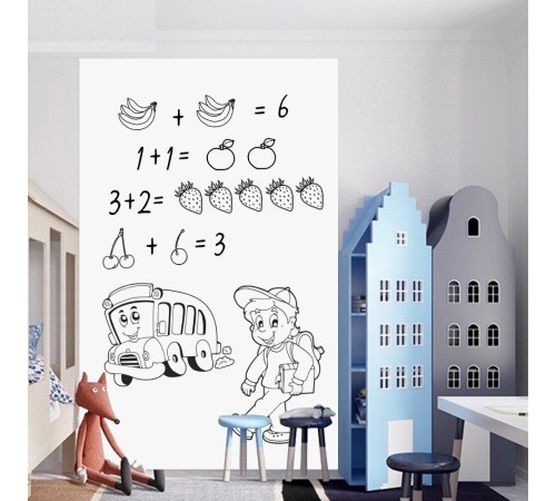 Yapışkanlı Beyaz Yazı Tahtası