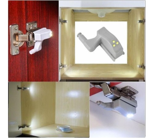 Gardrop Dolap İçi Led Aydınlatıcı Menteşe Işığı