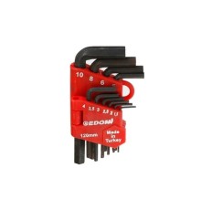 120 mm 10 Parça Alyan Seti Siyah