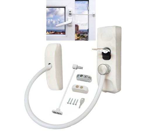 Pencere Emniyet Kilidi Çocuk Hırsız Kilidi Halatlı Pimapen