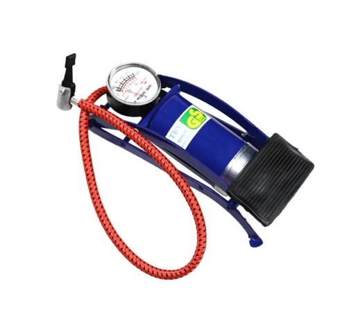 İnce Piston Araç Lastik Şişirme Göstergeli Ayak Pompası