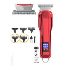 Profesyonel Şarj Göstergeli Saç Sakal Öncesi Tüm Vücut Tıraş Makinesi V-0087A