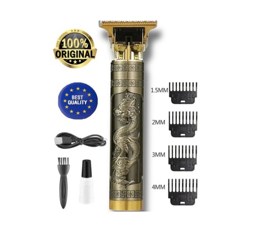 Dragon Çelik Kasa Profesyonel Saç Sakal Ense Çizim Tüm Vücut Tüyü Öncesi Tıraş Makinesi
