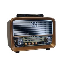 Bluetooth Fm-Usb-Tf-Aux Şarjlı Nostaljik Radyo Rt-875