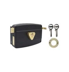 Tirajlı Kilit Oval Karşılıksız Siyah YM-600 Yuma