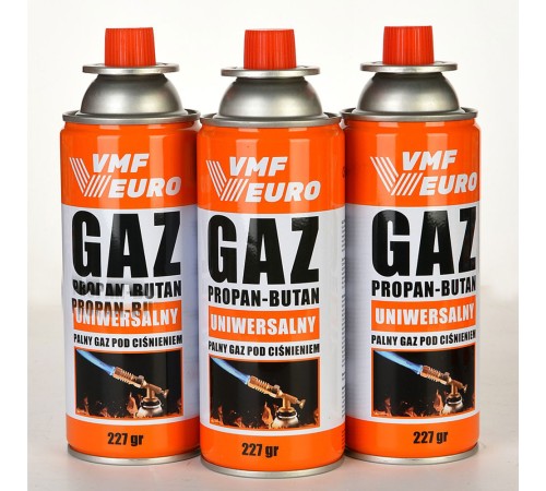 Remtas Vmf Eurogaz Kamp Ocak Gazı Valfli Kartuş 227GR - 3 Adet