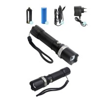 Swat Profesyonel Şarjlı El Feneri Ledli Flashlight Zoom Özellikli 6 Parça Full Set