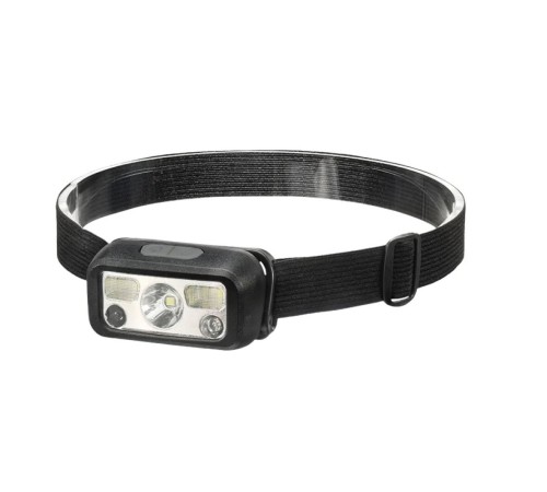 Sensörlü Şarjlı Type-C Çok Amaçlı Kırmızı Işıklı Kafa Lambası HS-43