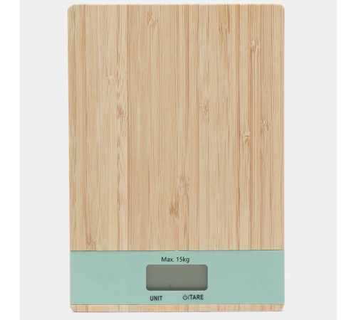Ahşap Lüks Dijital Ekranlı Hassas Elektronik Mutfak Terazisi 15 Kg 1 Gr