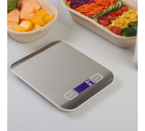 Lüx Dijital Mutfak Terazisi 5 Kg 1 Gr Hassas Paslanmaz Çelik + Pil
