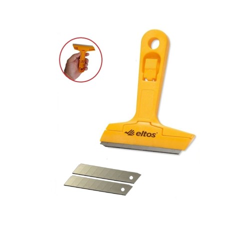 Çok Fonksiyonlu Profesyonel Cam Kazıma Bıçağı 2 Adet Yedek Bıçak Hediyeli