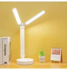 PS-1960 Şarjlı Dokunmatik 3 Renk 40 Led Çalışma Okuma Işığı Çocuk Odası Ambiyans Modlu Gece Lambası