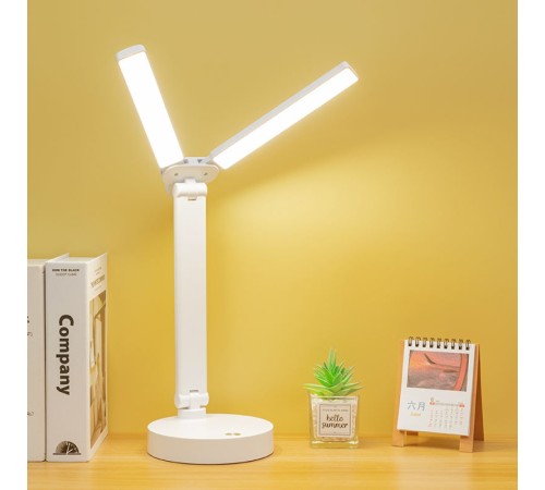 PS-1960 Şarjlı Dokunmatik 3 Renk 40 Led Çalışma Okuma Işığı Çocuk Odası Ambiyans Modlu Gece Lambası