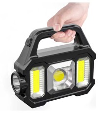 PeakStar PS-2205 Güneş Enerjili Powerbank Özellikli Şarj Edilebilir El Feneri