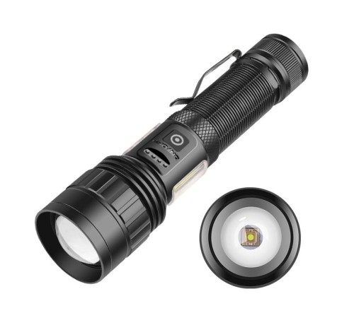 Ps-6153 10000 Lümen Zoomlu Mıknatıslı TG Cob Led Powerbank Özellikli Profesyonel El Feneri