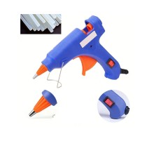 Sıcak Silikon Tabancası 20W On/OFF Tuşlu + 6 Adet Tam Boy İnce Slikon Hediyeli