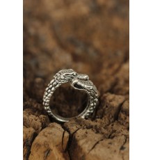 Ayarlanabilir Yılan Başı Tasarımlı Erkek Yüzük - TJ-EY354