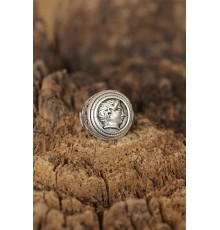 Sezar Figürlü Ayarlanabilir Erkek Yüzük - TJ-EY402