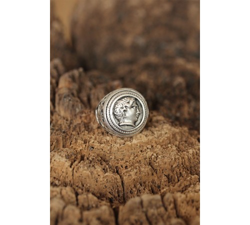 Sezar Figürlü Ayarlanabilir Erkek Yüzük - TJ-EY402