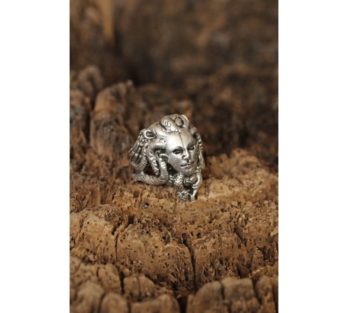 Medusa Model Ayarlanabilir Erkek Yüzük - TJ-EY408