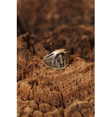 Miğfer Figürlü Ayarlanabilir Erkek Yüzük - TJ-EY424