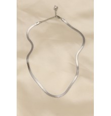 316L Çelik Silver Renk 45 cm İtalyan Zincir Model Kadın Kolye - TJ-BKO5903